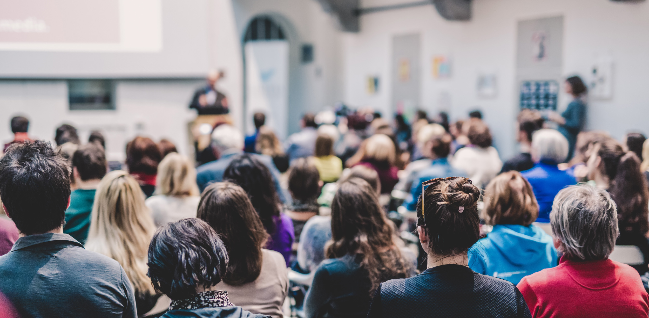 Public lecture audience